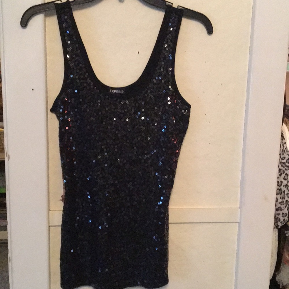 Express Sequin tank top